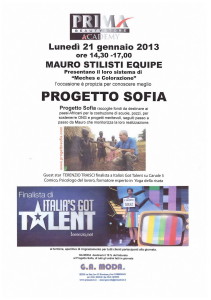 Prima per progetto Sofia